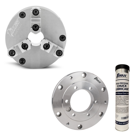 10inch- Back Mount Precision Scroll Chucks - Forged Steel Body- 3jaws