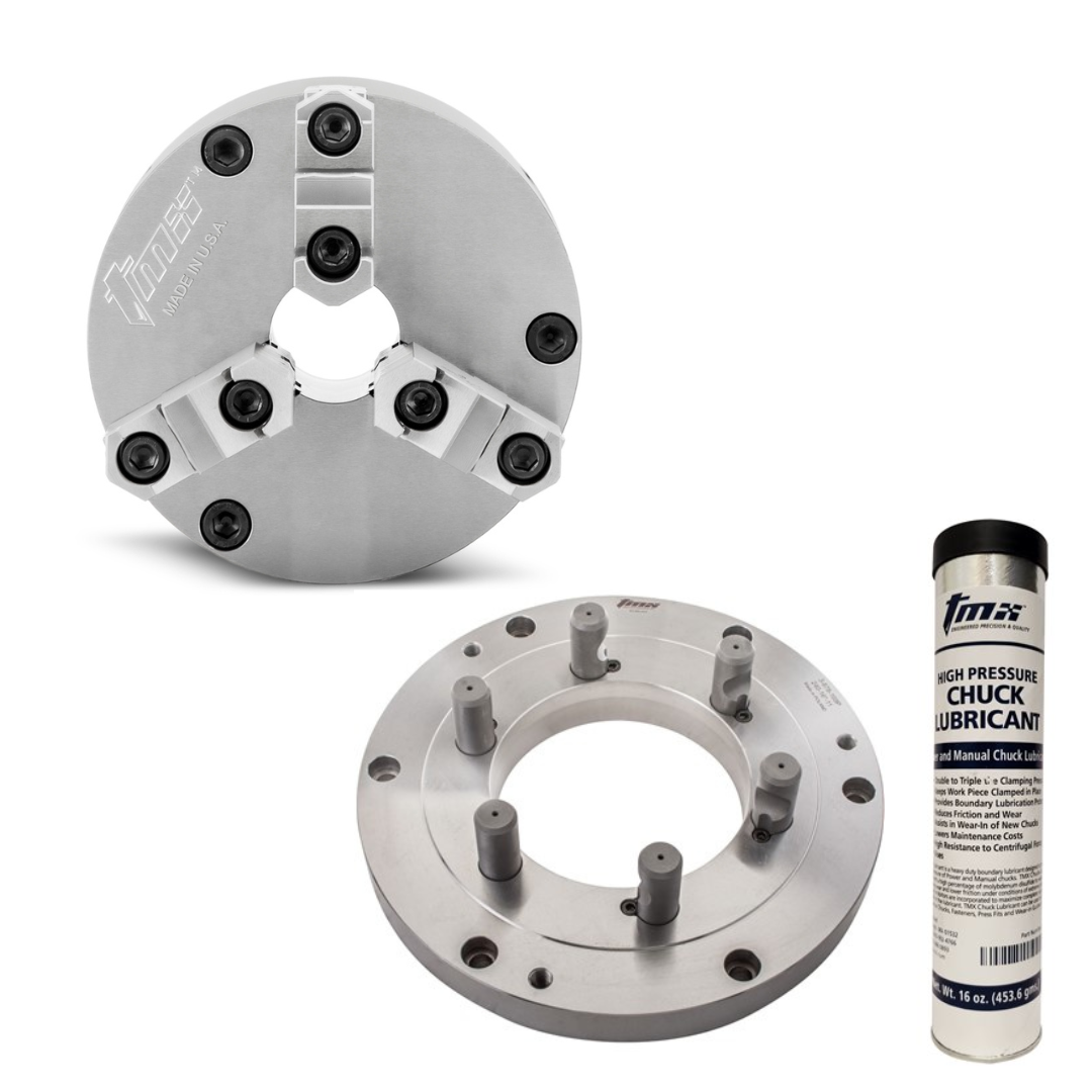 10inch- Back Mount Precision Scroll Chucks - Forged Steel Body- 3jaws