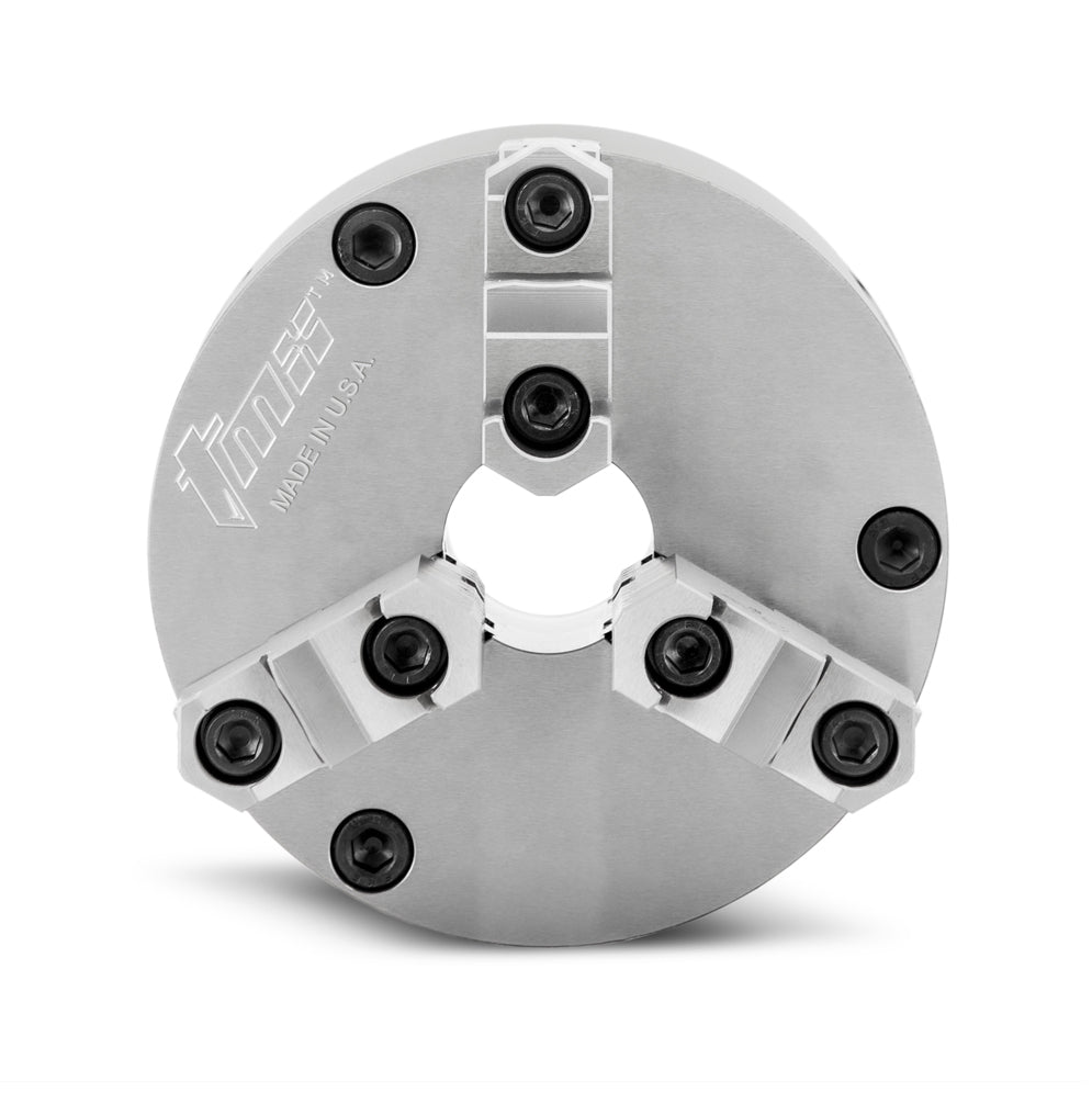 Front Mount Precision Scroll Chucks - Forged Steel Body