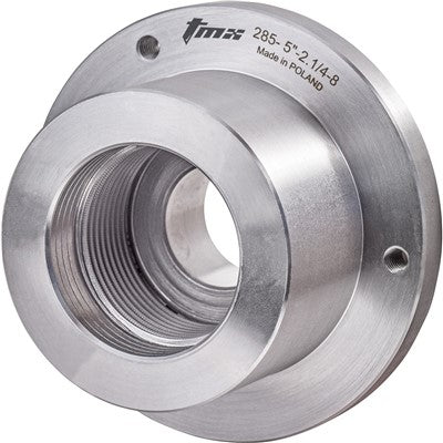 Back plate 6 inches Threaded 2.1/4-8 Fully Finish Scroll